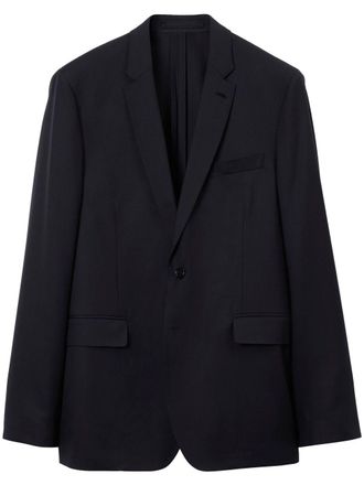 Burberry Blazer met enkele rij knopen - Blauw