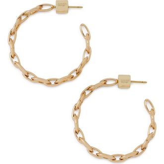 Jennifer Fisher Link Mini Hoop Earrings in Yellow Gold at Nordstrom
