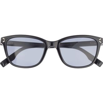 McQ by Alexander McQueen 51mm Cat Eye Sunglasses in Black Black Grey at Nordstrom Rack