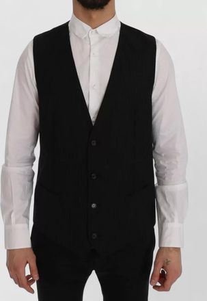 Dolce & Gabbana wool pinstripe vest