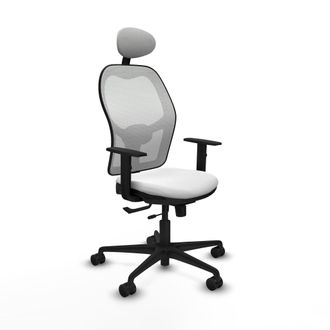 Piqueras y Crespo Silla De Oficina Con Cabecero Jorquera Piqueras Y Crespo 1d036n1 Blanco