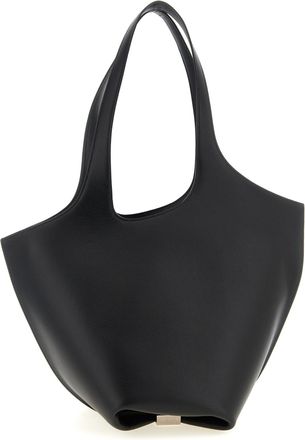 The Attico La Scoop Shoulder Bag - Black