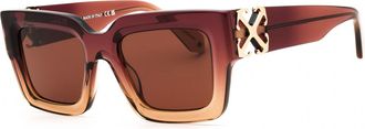 Off-white MYSTIC 316E Womens Sunglasses Brown Size 52