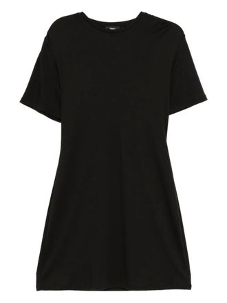 Theory A-line short-sleeved dress - Black
