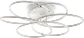 Netlighting Karol Integrated LED Indoor Flush Ceiling Lamp White 4000K