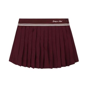 Sporty & Rich Mujer, Faldas, Rojo, Talla: M
