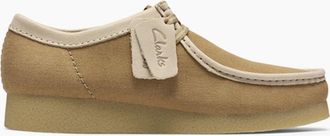 Clarks Mens Clarks Originals Wallabee Evo Textured Shoes Tan Combi - Size: 10