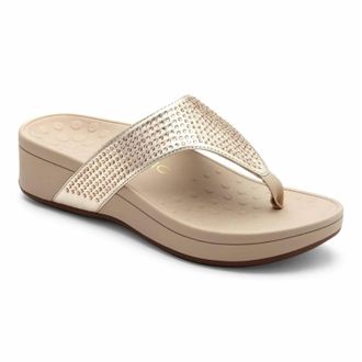 Vionic Womens Naples Sandal In Champagne