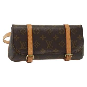 Louis Vuitton Marelle Waist Monogram Canvas Brown Canvas Bag (Pre-Owned)