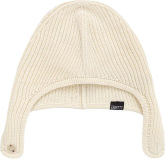 Maison Margiela Beanie - unisex - Hoeden - Beige - M - Wol - Accessoires