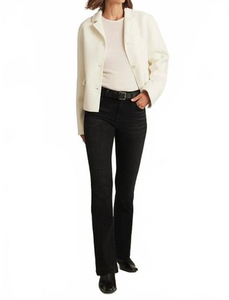 Mavi Sydney Feather Jeans In Dark Smoke