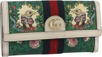 Gucci Pre-owned Wallets, female, Multicolor, Size: ONE SIZE Pre-owned Vintage Long Wallet
