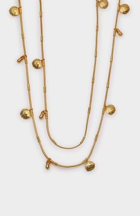 Katie Loxton Cochellia Necklace in Gold Coated at Nordstrom, Size 36