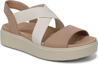 Dr. Scholls Madicldease Slingback Platform Wedge Sandal in Cuban Sand at Nordstrom, Size 7.5