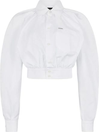 Dsquared2 Camicia con applicazione logo - Bianco