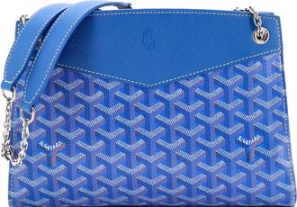 Goyard Structured Rouette Chain Shoulder Bag Coated Canvas PM