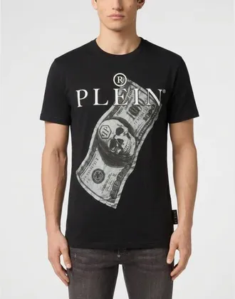 Philipp Plein Jersey T-Shirt Dollar Men in Black at Nordstrom, Size Xxx-Large