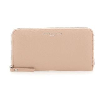 Gianni Chiarini Accessoires, Dames, Roze, ONE Size, Leer, Grain Wallet