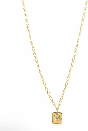 Paradigm Design Womens Gemma Necklace In Gold Filled