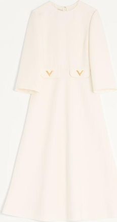Valentino Abito In Crepe Couture Donna AVORIO 38