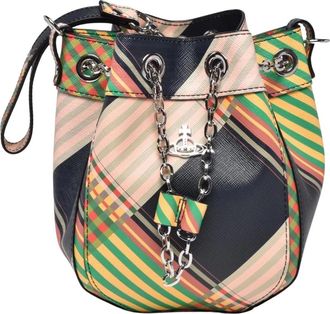Vivienne Westwood Chrissy Small Bucket Bag - Dames - Schoudertassen - Veelkleurig - ONE Size - Tassen
