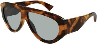 Gucci Aviator Zonnebril - Dames - Accessoires - Bruin - Maat: 58 MM Nylon
