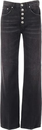 Dondup Jeans con bottoni - Nero