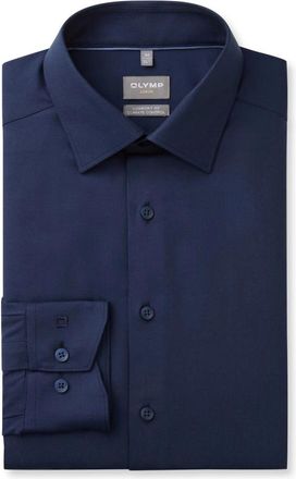 Olymp Olymp, Overhemden, Heren, Blauw, 2Xl, Katoen, Business Shirt
