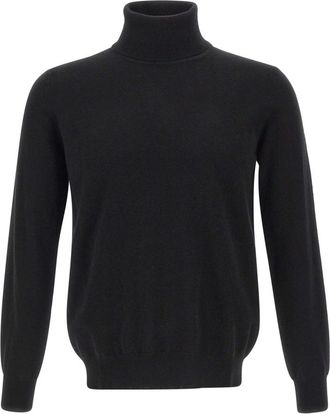 KANGRA Truien Zwart - Heren - Coltruien - Zwart - 2XL - Wol - Truien & Vesten