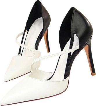 Generic Womens Fashion Stiletto Heel Pumps Pointed Toe Classic Wedding Office Dress Shoes