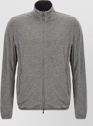 Herno reversible bomber jacket elasticated hem collar