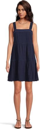 Tommy Bahama Mykonos Textured Sundress Womens Swimwear Mare Navy : LG (US 14), Cotton