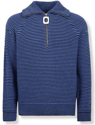 J.W.Anderson Half-Zip Collared Sweater