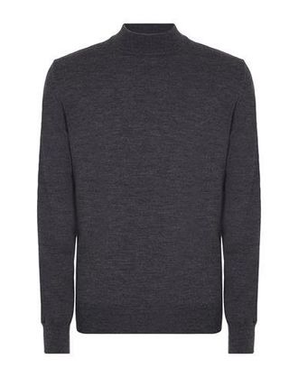 8 by YOOX MERINO WOOL REGULAR-FIT MOCK-NECK