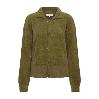 &Co Woman Bettine Cardigan - Dames - Truien - Groen - Maat: XL Poliester