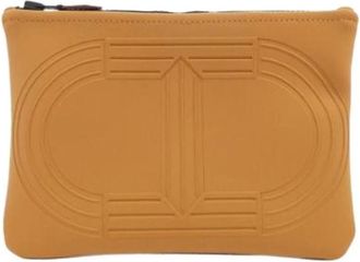 Herm&egrave;s Pre-owned Pouch - Dames - Vintage Clutch - Bruin - ONE Size - Vintage
