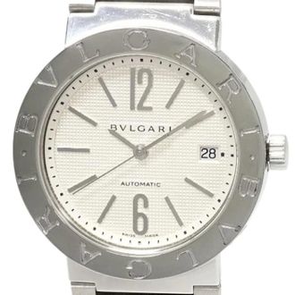 Bulgari Pre-owned White Dial Automatic Watch Bb38Ssauto - Heren - Pre-owned - Wit - Maat: ONE Size