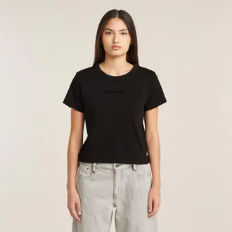 G-Star G-Script Baby Brother Top - Zwart - Dames