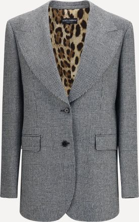 Dolce & Gabbana Blazer monopetto Principe di Galles Woman 42