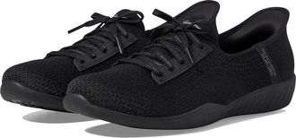 Skechers Newbury St - Our Time Hands Free Slip-Ins Womens Shoes Black : 6.5 B - Medium, Synthetic