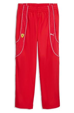 Puma x FERRARI PUMATECH-X Elastic Waist Pants in Rosso Corsa at Nordstrom, Size Xx-Large