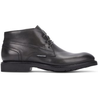 Mephisto Stijlvolle Veterschoen voor Heren - Heren - Veterlaarzen - Grijs - 40 EU - Leer - Schoenen