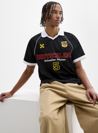 Djab Mens Multi-logo soccer jersey