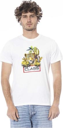 Cavalli Hombre, Camisetas, Blanco, Talla: L