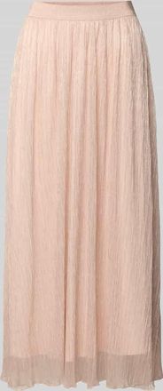 Oui Maxirock mit Strukturmuster in Rose, Größe 36