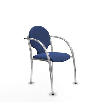 Piqueras y Crespo Silla De Recepci&oacute;n Hell&iacute;n Piqueras Y Crespo 220ptcrb200 Azul Marino 2 Unidades