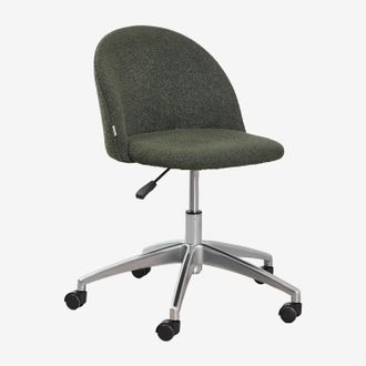 Sklum Silla De Escritorio Con Ruedas Tapizada Kana Sklum