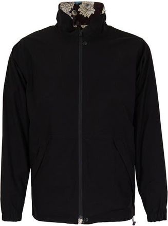 Lords of Harlech Pascali Reversible Performance Jacket in Serious Floral Black at Nordstrom, Size Xx-Large