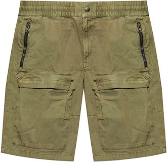Diesel P-Beeck mid-rise cargo shorts - men - Cotton - 50 - Green