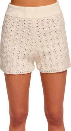 Ramy Brook Penny Bauble Knit Mini Short In Ivory